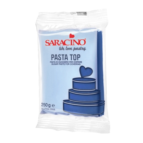 Masa cukrowa do obkładania TOP GRANATOWA Saracino 250g,