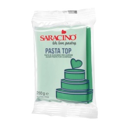 Masa cukrowa do obkładania TOP ZIELONA Saracino 250g, sklep cukierniczy Kraków