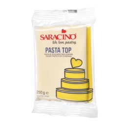 Masa cukrowa do obkładania TOP ŻÓŁTA Saracino 250g, sklep cukierniczy Kraków