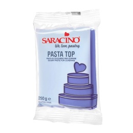 Masa cukrowa do obkładania TOP FIOLETOWA Saracino 250g, sklep cukierniczy Kraków