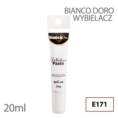 Pasta wybielająca BIANCO DORO 20g do dekoracji niejadalnych