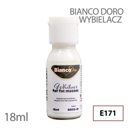 Wybielacz do mas tłustych BIANCO DORO 18ml- do dekoracji niejadalnych, sklep cukierniczy Kraków