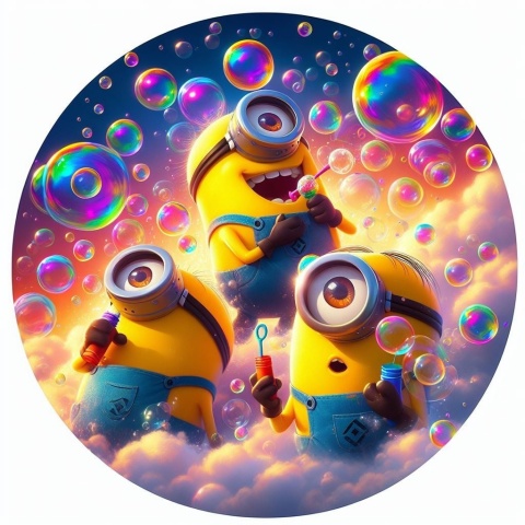 Wydruk jadalny na tort MINIONKI wz.I,sklep cukierniczy Kraków